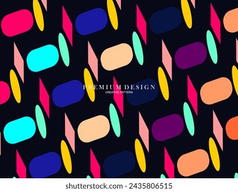 Hintergrund für die Komposition von farbenfrohen minimalistischen Linienkunstformen mit einem modernen Konzept.