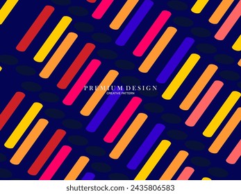 Hintergrund für die Komposition von farbenfrohen minimalistischen Linienkunstformen mit einem modernen Konzept.