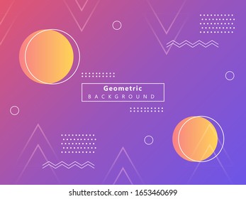 Background composition and dynamic geometric shapes. simple and modern design.
