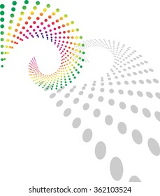 Background Composition Spectrum, Web Template (Halftone)