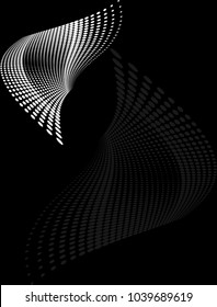 Background Composition, Web Template (Halftone) Vector Illustration