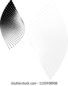 Background Composition, Web Template (Halftone) Design Vector Art Illustration
