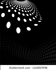 Background Composition, Web Template (Halftone) Design Vector Art Illustration