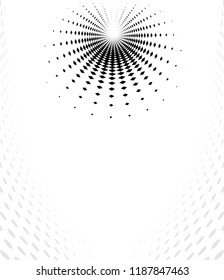 Background Composition, Web Template (Halftone) Design Vector Art Illustration