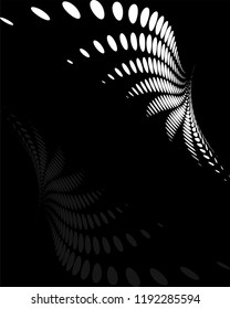 Background Composition, Web Template (Halftone) Vector Illustration