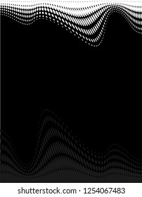 Background Composition, Web Template (Halftone) Design Vector Art Illustration