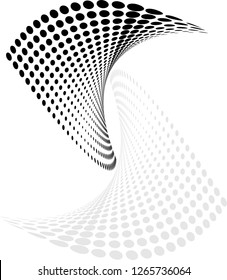 Background Composition, Web Template (Halftone) Design Vector Art Illustration