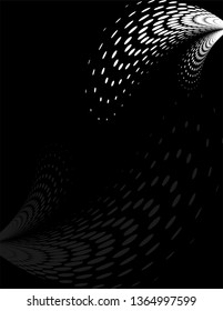 Background Composition, Web Template (Halftone) Design Vector Art Illustration