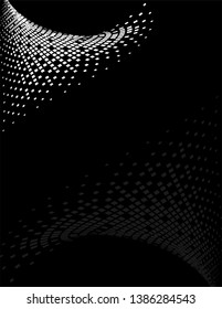 Background Composition, Web Template (Halftone) Design Vector Art Illustration