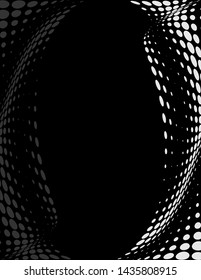 Background Composition, Web Template (Halftone) Design Vector Art Illustration
