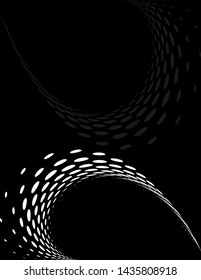 Background Composition, Web Template (Halftone) Design Vector Art Illustration