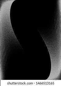 Background Composition, Web Template (Halftone) Vector Illustration