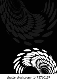 Background Composition, Web Template (Halftone) Design Vector Art Illustration