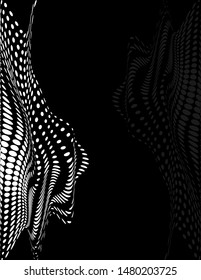 Background Composition, Web Template (Halftone) Design Vector Art Illustration