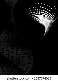 Background Composition, Web Template (Halftone) Design Vector Art Illustration