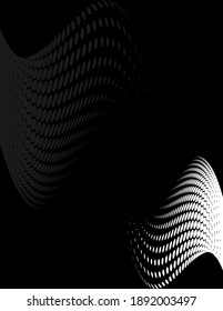 Background Composition, Web Template (Halftone) Design Vector Art Illustration