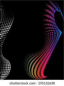 background composition, Web template (halftone)