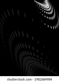 Background Composition, Web Template (Halftone) Design Vector Art Illustration