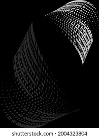 Background Composition, Web Template (Halftone) Design Vector Art Illustration