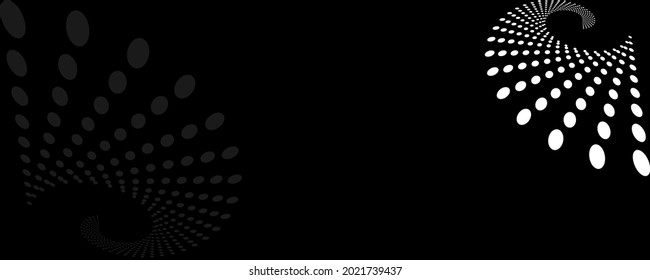 Background Composition, Web Template (Halftone) Design Vector Art Illustration