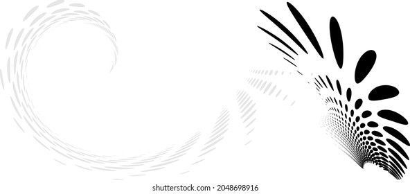 Background Composition, Web Template (Halftone) Design Vector Art Illustration