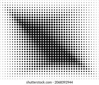 Background Composition, Web Template (Halftone) Design Vector Art Illustration