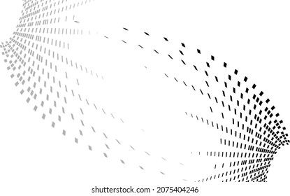Background Composition, Web Template (Halftone) Design Vector Art Illustration