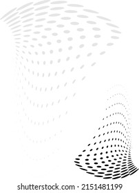 Background Composition, Web Template (Halftone) Design Vector Art Illustration