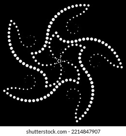Background Composition, Web Template (Halftone) Design Vector Art Illustration
