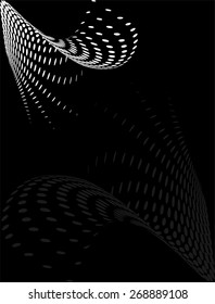 Background Composition, Web Template (Halftone) Vector Art