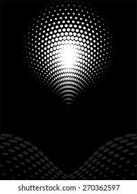 Background Composition, Web Template (Halftone) Vector Art