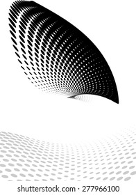 Background Composition, Web Template (Halftone) Vector Art