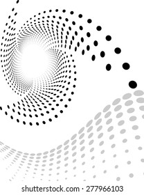 Background Composition, Web Template (Halftone) Vector Art