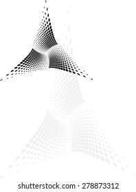 Background Composition, Web Template (Halftone) Vector Art