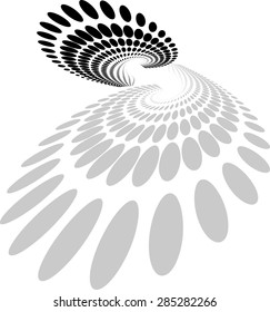 Background Composition, Web Template (Halftone) Vector Art