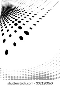 Background Composition, Web Template (Halftone) Vector Art