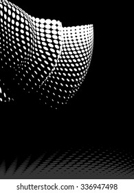 Background Composition, Web Template (Halftone) Vector Art