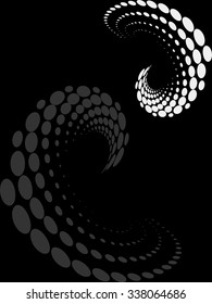 Background Composition, Web Template (Halftone) Vector Art