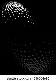 Background Composition, Web Template (Halftone) Vector Art