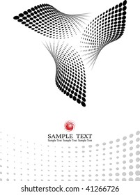 background composition, Web template (halftone)	