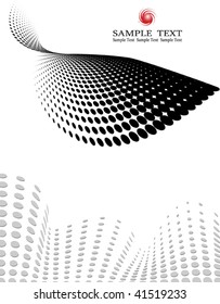 background composition, Web template (halftone)