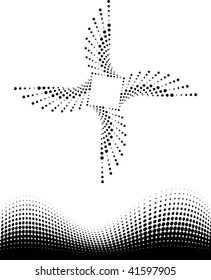 background composition, Web template (halftone)	