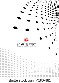 background composition, Web template (halftone)	