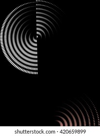 Background Composition, Web Template (Halftone) Vector Art