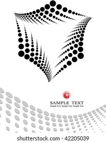 background composition, Web template (halftone)