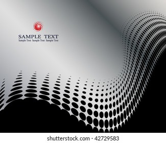 background composition, Web template (halftone)	