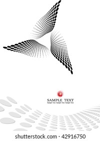 background composition, Web template (halftone)