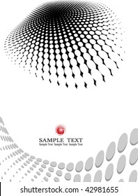 background composition, Web template (halftone)	