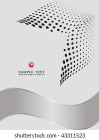 background composition, Web template (halftone)	