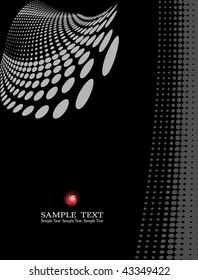 background composition, Web template (halftone)	